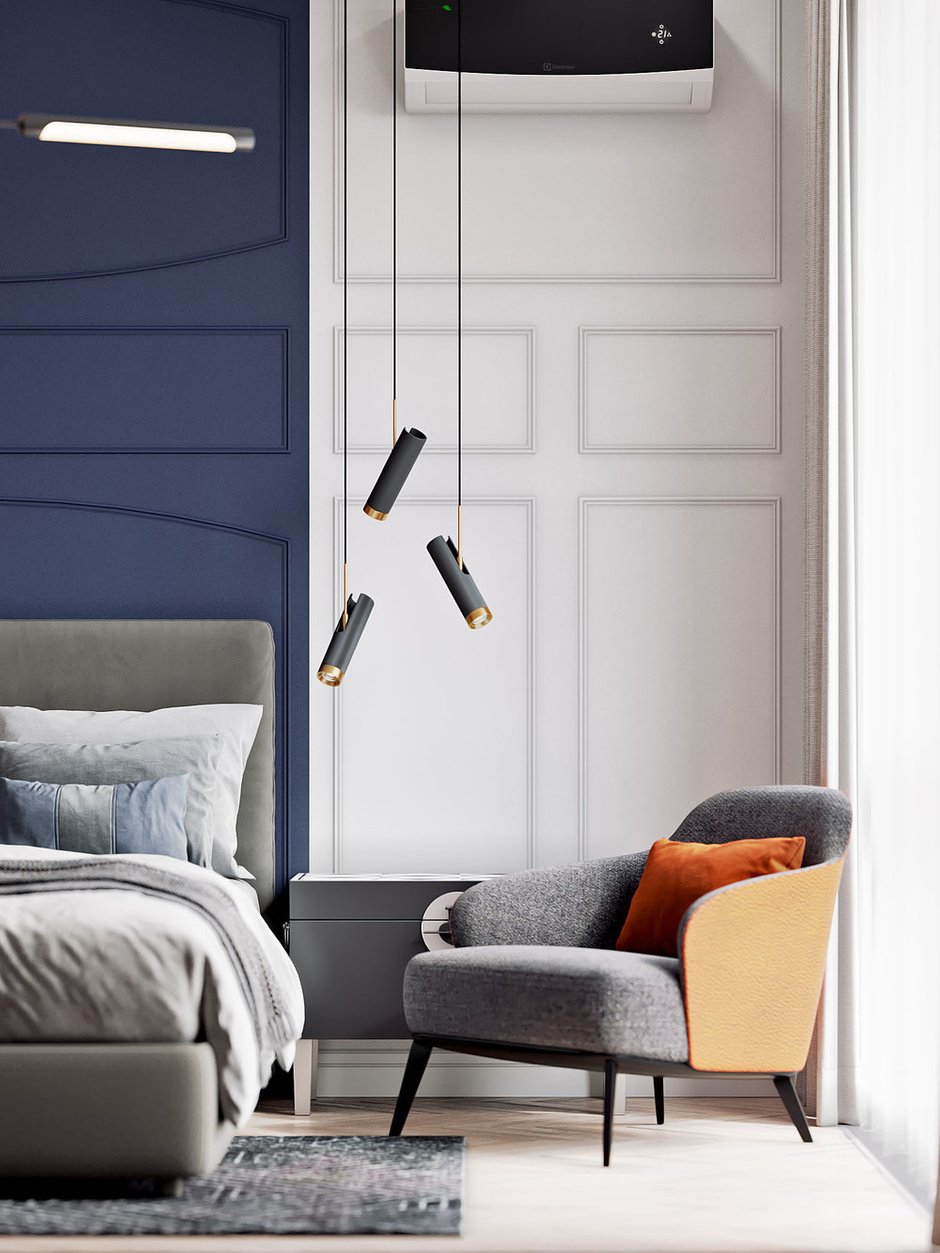 Фотография: Спальня в стиле Современный, Квартира, Проект недели, Москва, 4 и больше, Более 90 метров, Диана Бганова – фото на INMYROOM