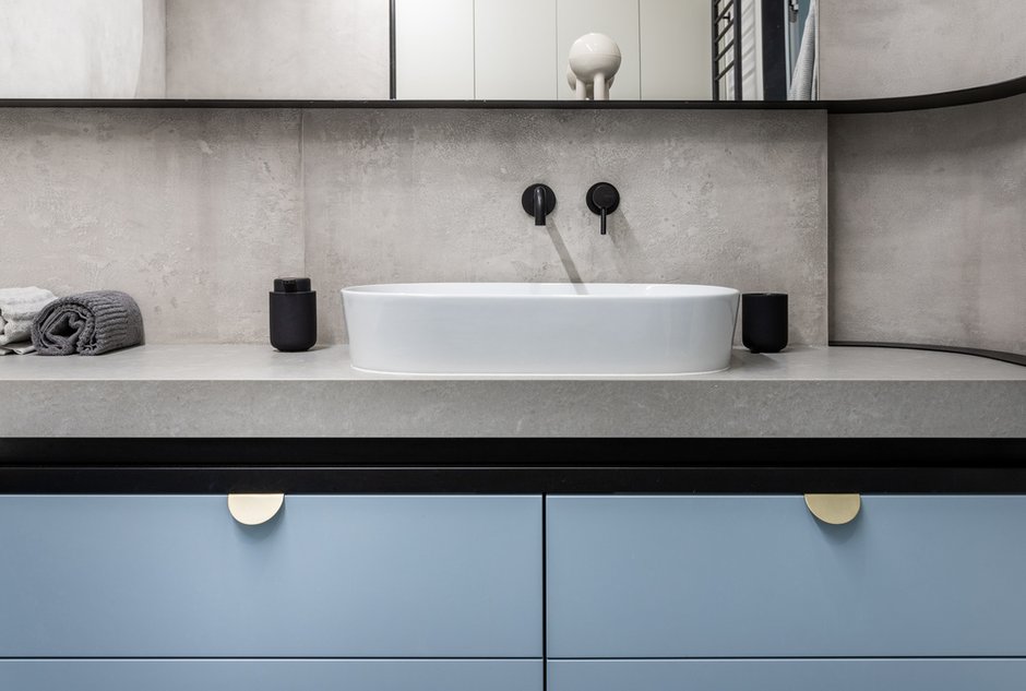 Фотография: Ванная в стиле Современный, Квартира, Минимализм, Проект недели, Минск, 3 комнаты, Более 90 метров, Zrobym architects – фото на INMYROOM