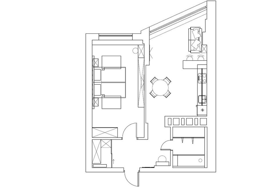План с расстановкой мебели