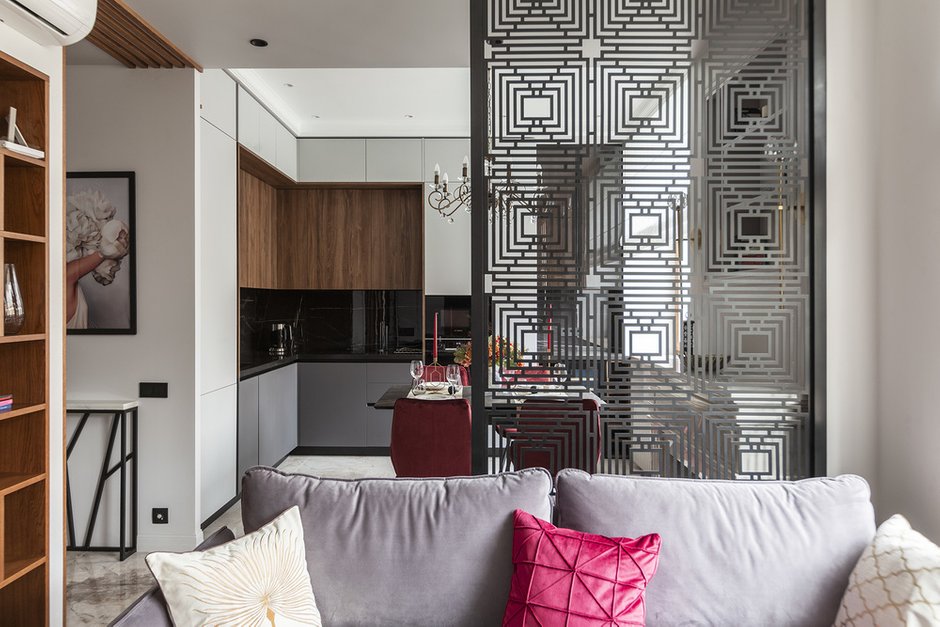 Фотография: Кухня и столовая в стиле Классический, Современный, Квартира, Проект недели, Москва, 2 комнаты, 40-60 метров, Your Space – фото на INMYROOM