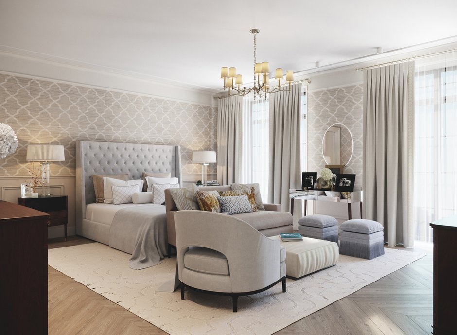 Фотография: Спальня в стиле Современный, – фото на INMYROOM