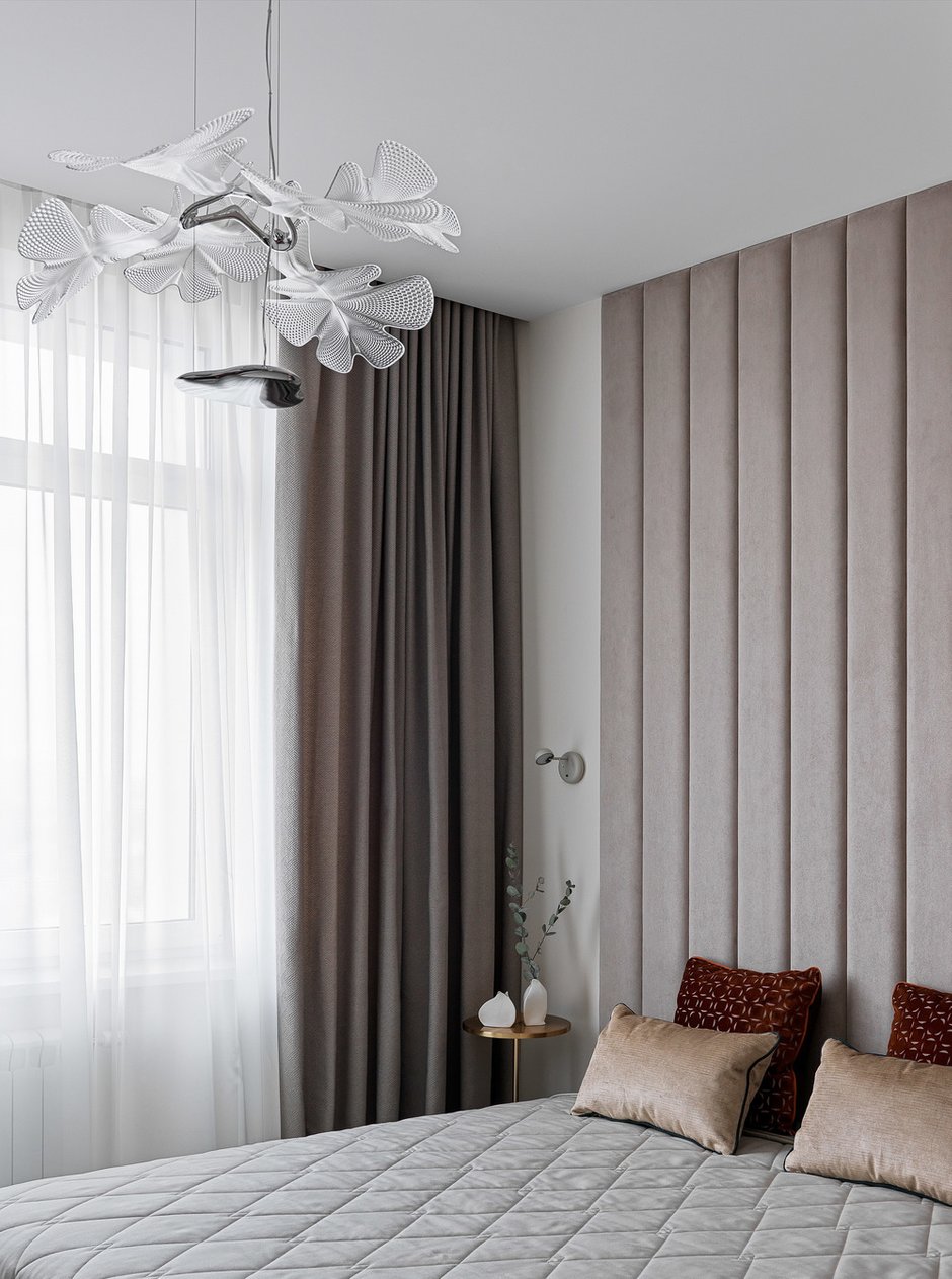 Фотография: Спальня в стиле Современный, Квартира, Проект недели, Москва, 3 комнаты, 60-90 метров, Makava Interiors – фото на INMYROOM