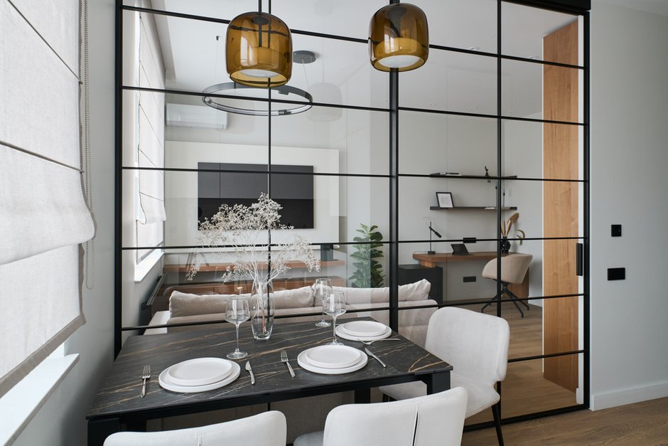 Фотография: в стиле , Квартира, Минимализм, Проект дня, Москва, 2 комнаты, 60-90 метров, Алина Роговская, ЖК «Квартал» – фото на INMYROOM