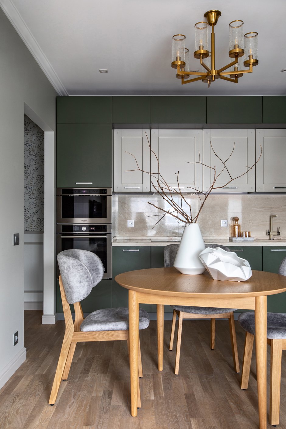 Фотография: Кухня и столовая в стиле Современный, Квартира, Проект недели, Москва, 3 комнаты, 60-90 метров, Анна Никитина – фото на INMYROOM