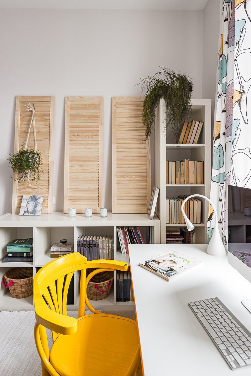 Фотография: Спальня в стиле Скандинавский, Современный, Эклектика, Квартира, Проект дня, Челябинск, 2 комнаты, 60-90 метров, Юлия Фамбулова, Наталья Горбунова – фото на INMYROOM