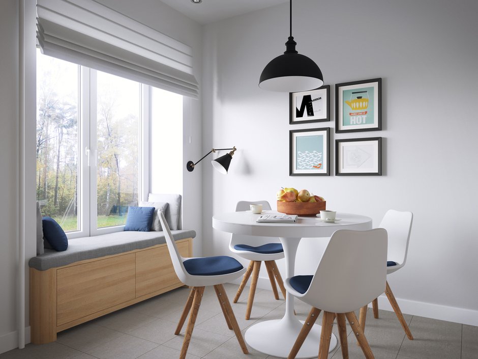 Фотография:  в стиле , Скандинавский, Квартира, Россия, IKEA, Проект недели, Tikkurila, Geometrium, Cosmorelax, Donolux, Imola Ceramica, Deephouse, pustelli, unit-glass, newdesigns, selecta – фото на INMYROOM