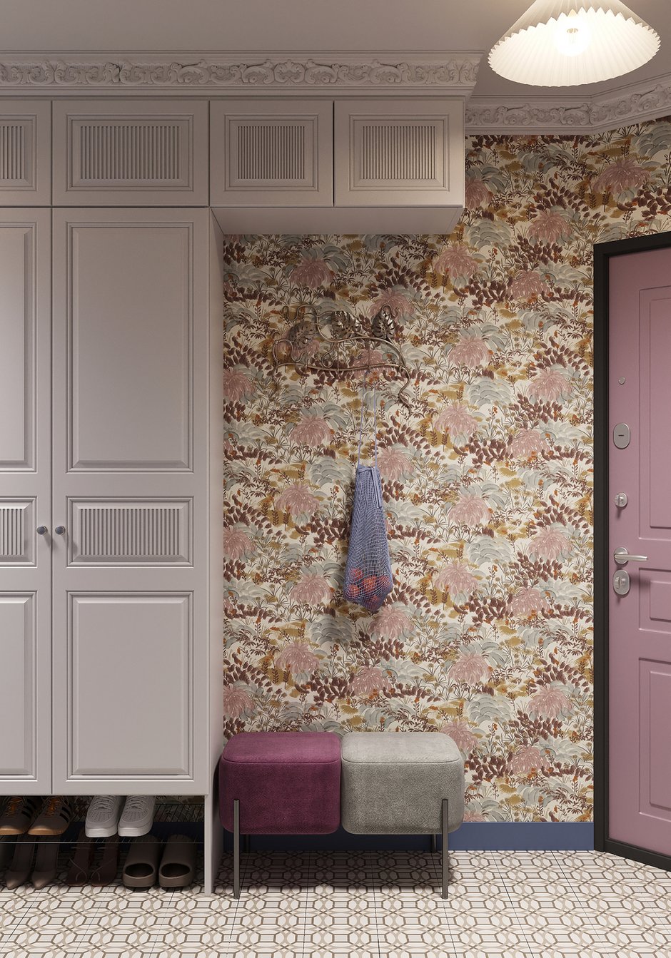 Фотография: Прихожая в стиле Современный, Эклектика, Квартира, Проект дня, Санкт-Петербург, Ирина Собыленская, Панельный дом, 3 комнаты, 40-60 метров, 60-90 метров – фото на INMYROOM