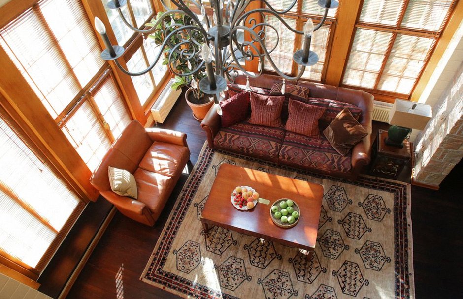 Фотография: Гостиная в стиле Прованс и Кантри, Дом, Проект недели, Дом и дача, Московская область, дом из бруса, Александр Петунин, Палекс-строй – фото на INMYROOM