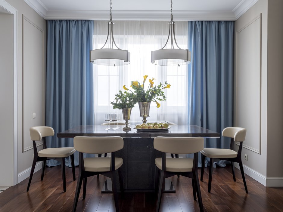 Фотография: Кухня и столовая в стиле Классический, Современный, Квартира, Проект недели, Москва, Лидия Большакова, 4 и больше, Более 90 метров – фото на INMYROOM