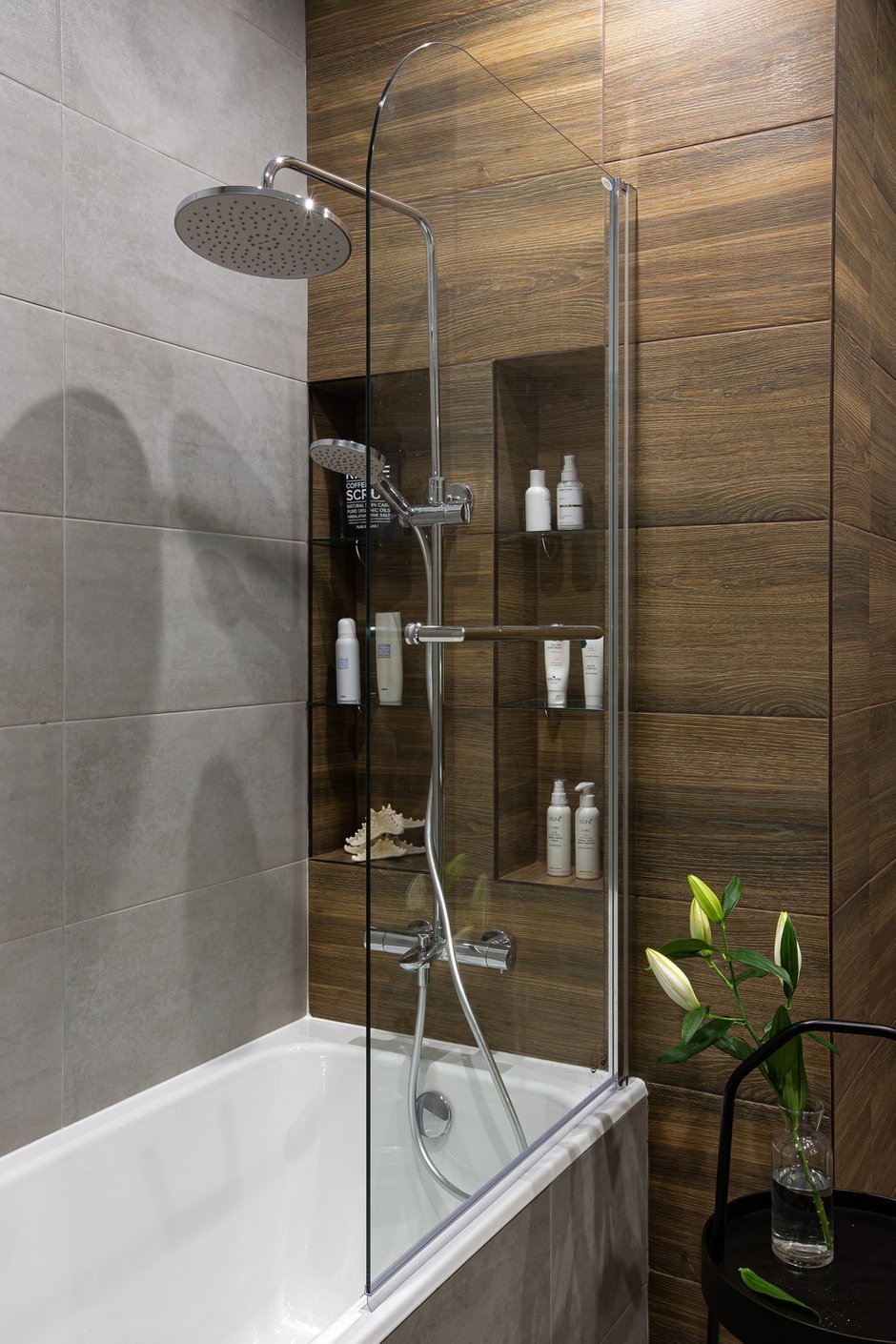 Фотография: Ванная в стиле Современный, Квартира, Проект недели, Москва, 4 и больше, 60-90 метров, Екатерина Совастеева – фото на INMYROOM