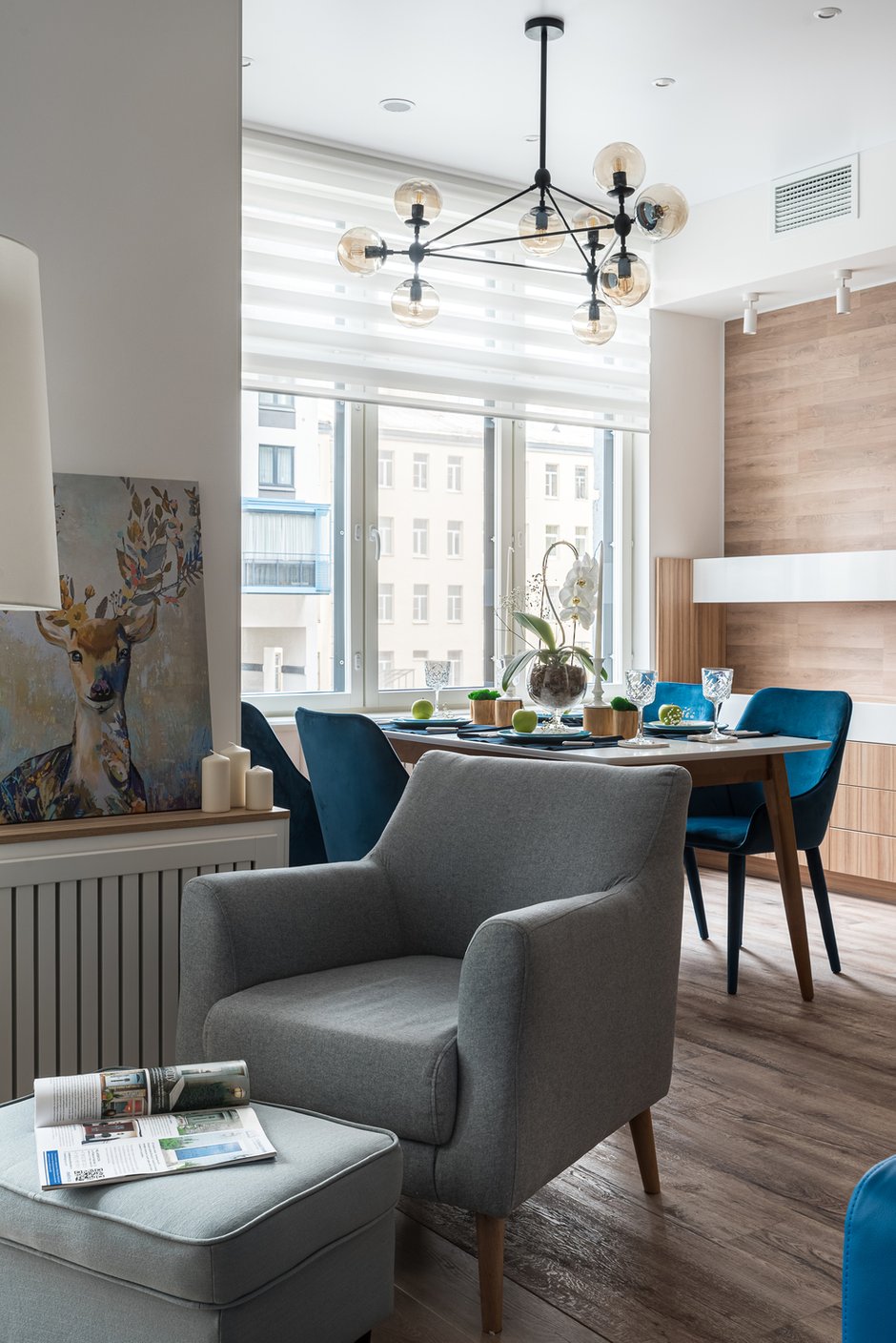 Фотография: Кухня и столовая в стиле Современный, Квартира, Проект недели, Санкт-Петербург, 3 комнаты, Более 90 метров, Lavhome, Тамара Литус – фото на INMYROOM