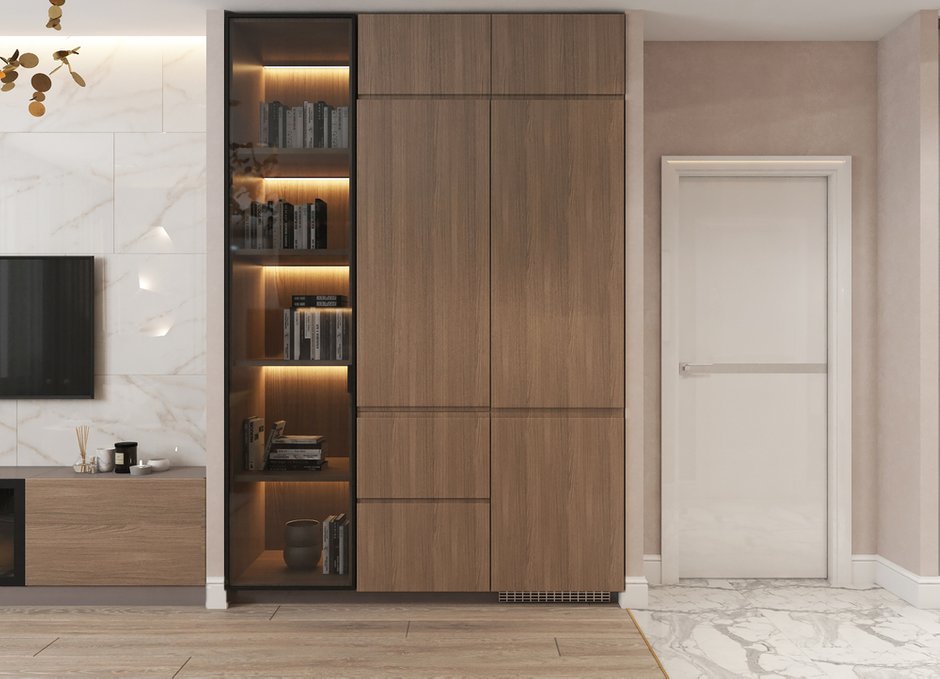 Фотография: Гостиная в стиле Современный, Квартира, Проект недели, Санкт-Петербург, 2 комнаты, 40-60 метров, Анастасия Шумова – фото на INMYROOM