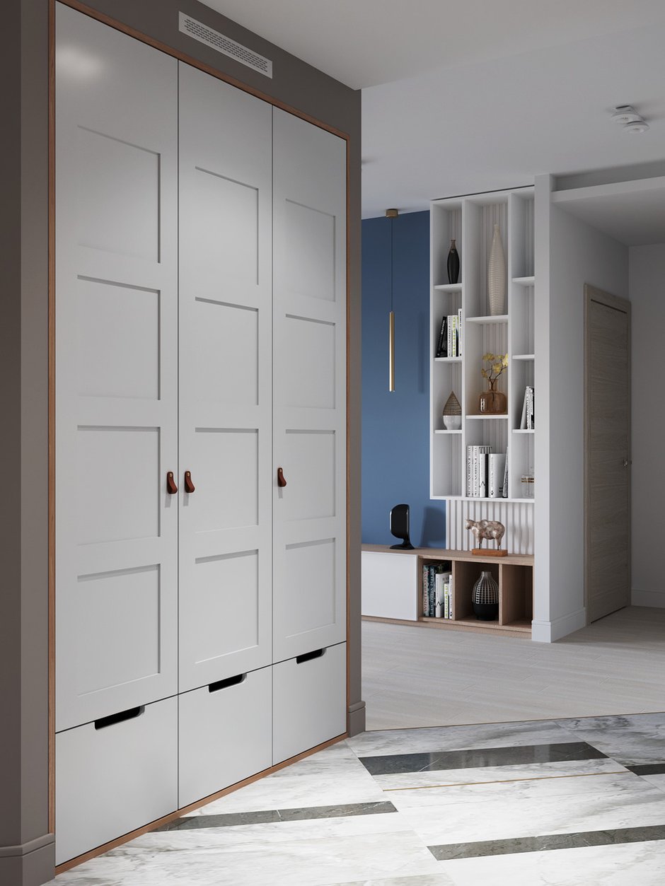 Фотография: Прихожая в стиле Современный, Квартира, Проект недели, Санкт-Петербург, Сергей Малицкий, Студия Малицких, Монолитный дом, 3 комнаты, Более 90 метров – фото на INMYROOM