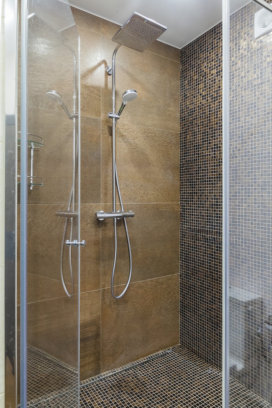 Фотография: Ванная в стиле Современный, Квартира, Проект недели, Мытищи, Монолитный дом, 3 комнаты, Более 90 метров, Илья Емельянов, Евгения Емельянова – фото на INMYROOM