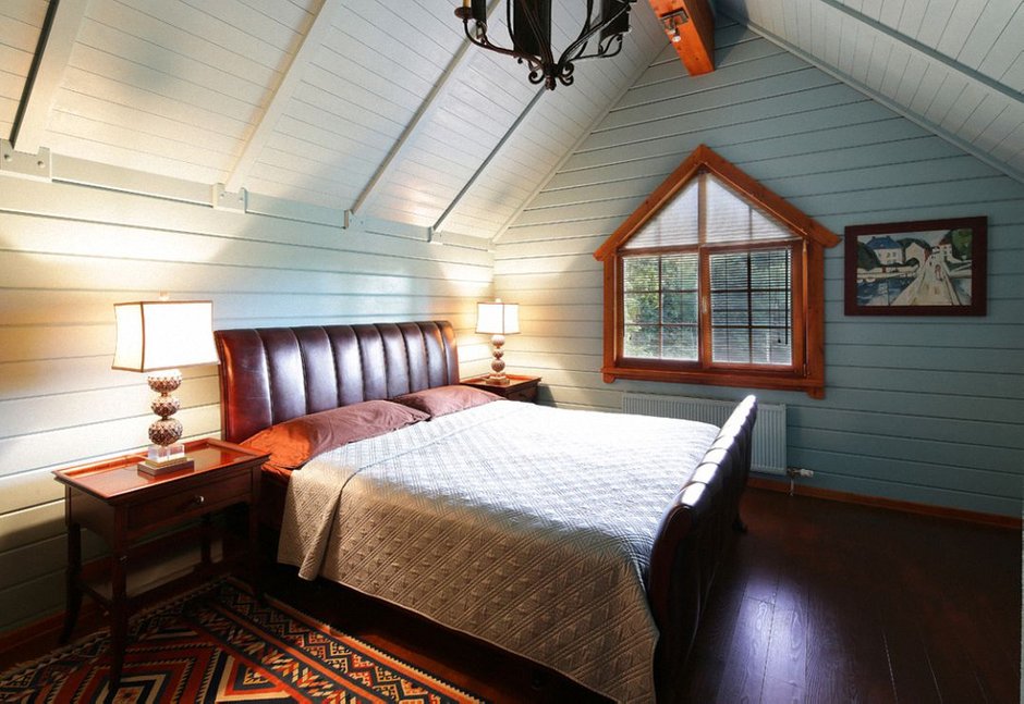 Фотография: Спальня в стиле Прованс и Кантри, Дом, Проект недели, Дом и дача, Московская область, дом из бруса, Александр Петунин, Палекс-строй – фото на INMYROOM