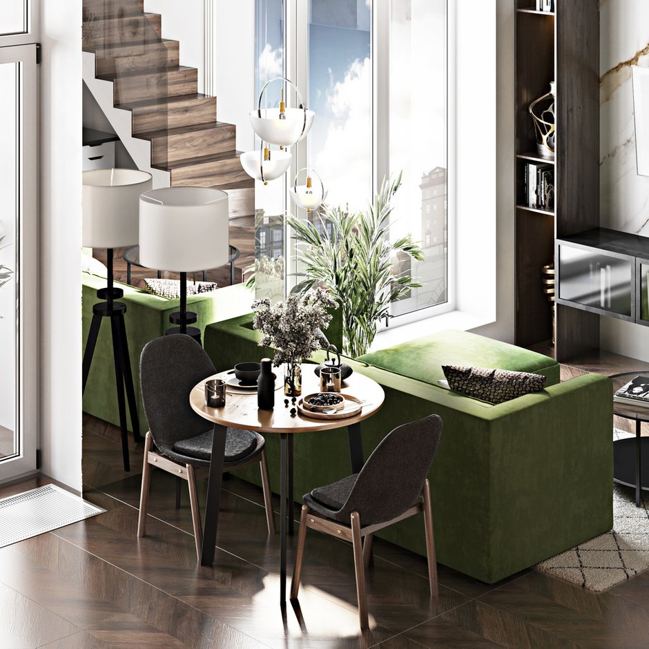 Стулья из новой коллекции ИКЕА, удобные и мягкие.