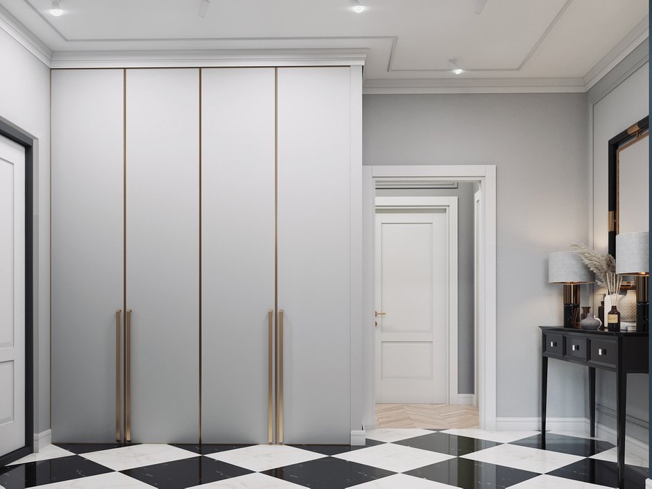 Фотография: Прихожая в стиле Современный, Квартира, Проект недели, Москва, 4 и больше, Более 90 метров, Диана Бганова – фото на INMYROOM