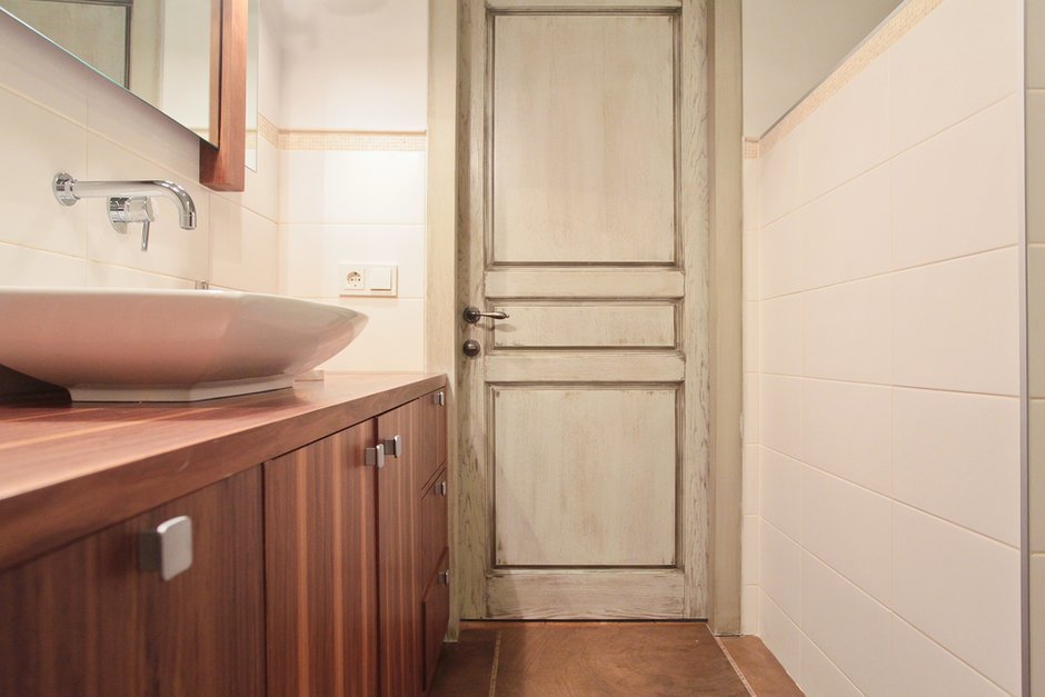 Фотография:  в стиле , Классический, Скандинавский, Квартира, Проект недели, Бежевый, Серый, ИКЕА, Екатерина Корчинова, Сталинка – фото на INMYROOM