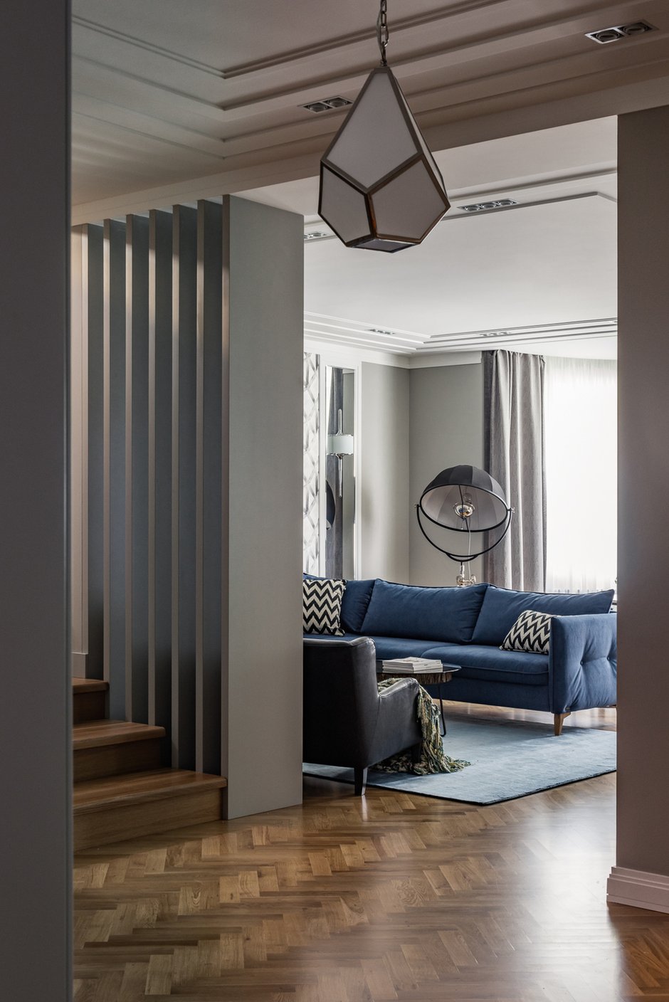 Фотография: Гостиная в стиле Современный, Эклектика, Квартира, Проект недели, Екатеринбург, 4 и больше, Более 90 метров, Ксения Ерлакова – фото на INMYROOM