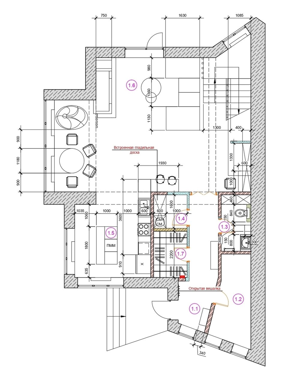 Фотография: Планировки в стиле , Скандинавский, Дом, Проект недели, Дом и дача, Одинцовский район, 4 и больше, Более 90 метров, Наталья Балашова – фото на INMYROOM