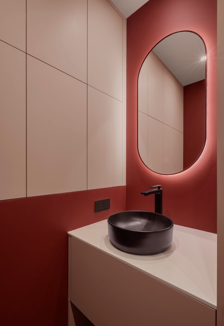 Фотография: Ванная в стиле Современный, Эклектика, Квартира, Проект недели, Москва, Евгения Матвеенко, FlatsDesign, 3 комнаты, 60-90 метров – фото на INMYROOM