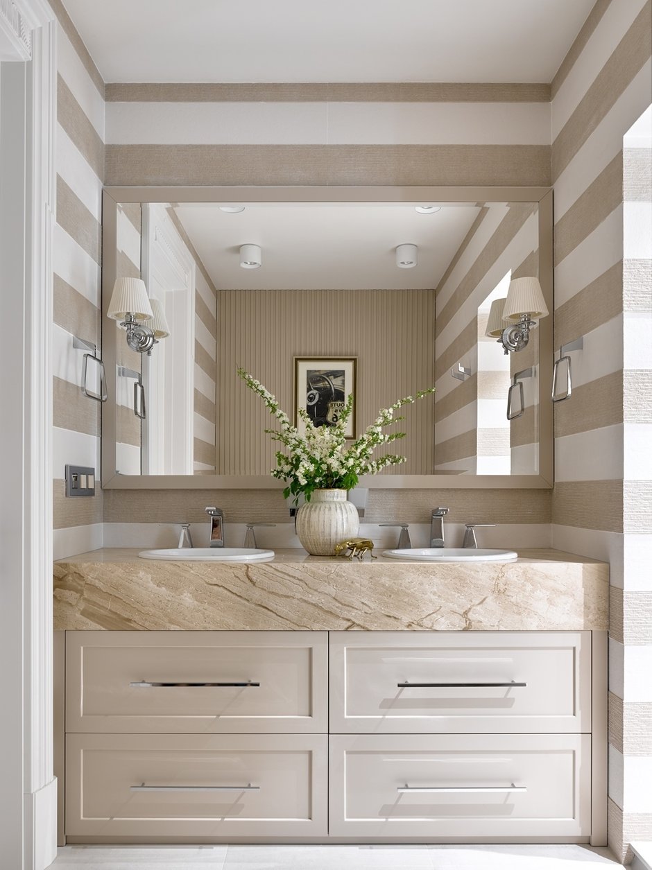 Фотография: Ванная в стиле Классический, Современный, Квартира, Проект дня, Москва, 4 и больше, Более 90 метров, Алиса Шабельникова, Эксклюзивные проекты – фото на INMYROOM