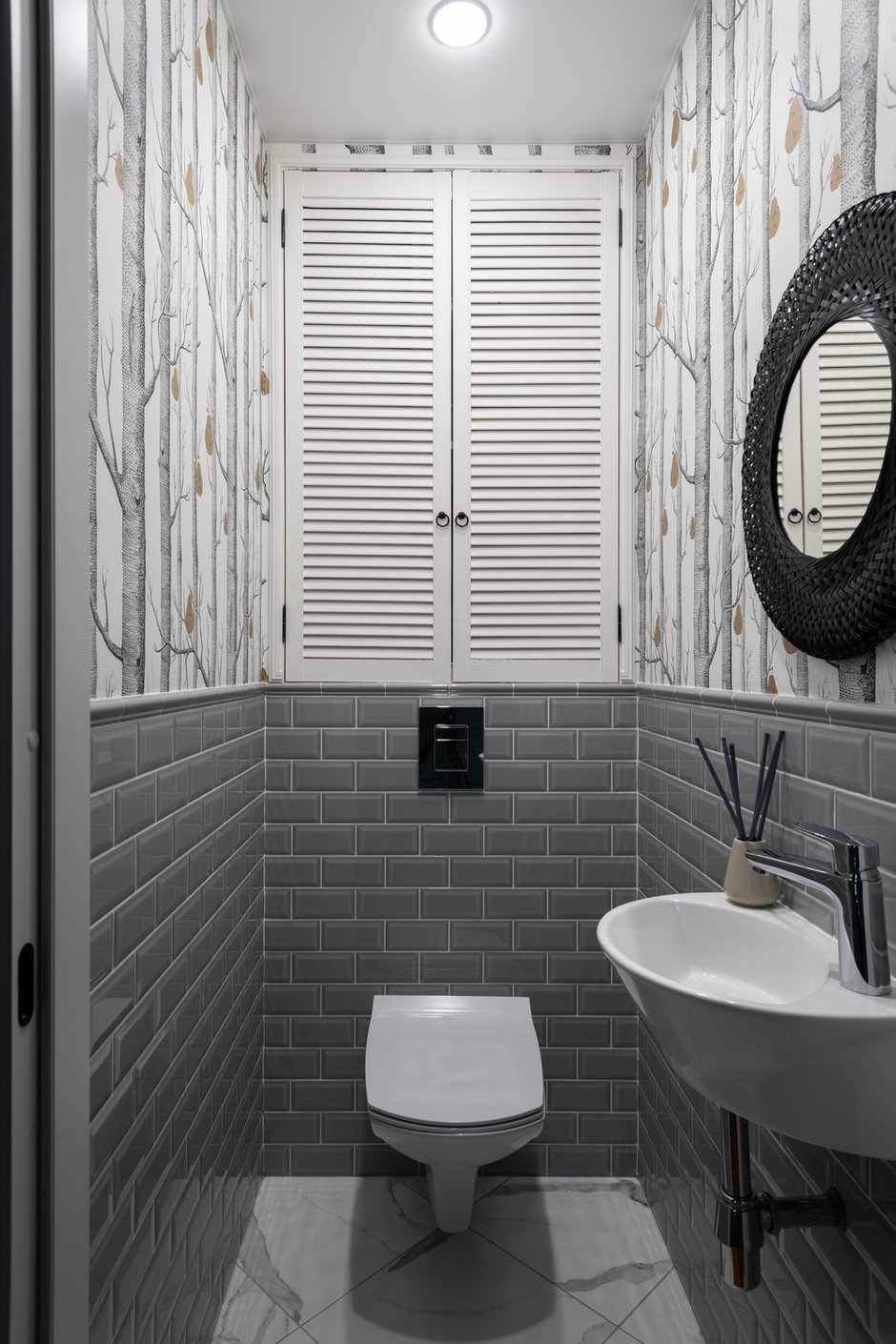 Photo: in style, bathroom, apartment, interior, interior design, remake, bathroom, how to equip a bathroom, bathroom interior, how to arrange a bathroom, redevelopment of a bathroom, a convenient bathroom, a brick house, 60-90 meters, Elena bunak, remodeling a bathroom, repairs in a brick house, two sanitary, repair of repairs brick house, two bathrooms in an apartment, repairing a bathroom in a brick house, the idea of Проектирование ванной комнаты, ванная в кирпичном доме - фото в Inmyroom