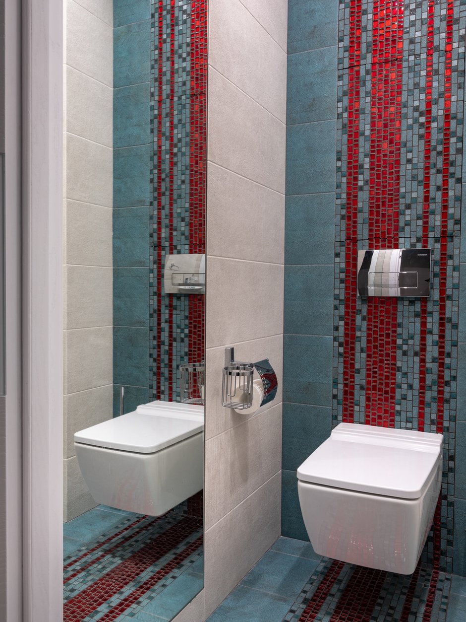 Фотография: Ванная в стиле Современный, Квартира, Проект дня, Москва, П-55, Панельный дом, 4 и больше, 60-90 метров, Анна Елина – фото на INMYROOM