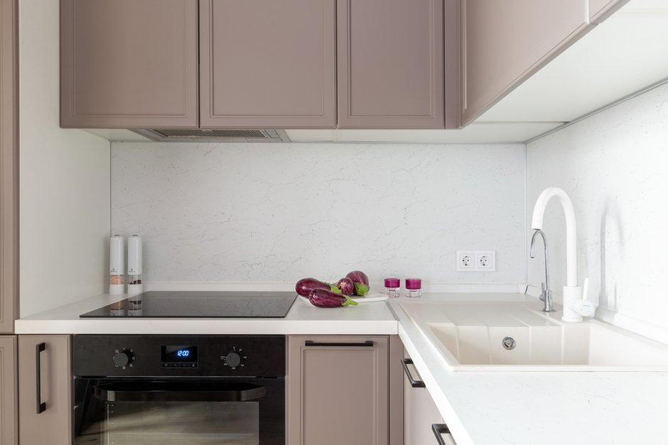 Фотография: Кухня и столовая в стиле Современный, Квартира, Проект недели, Красногорск, 3 комнаты, 40-60 метров, Анастасия Бондарева – фото на INMYROOM