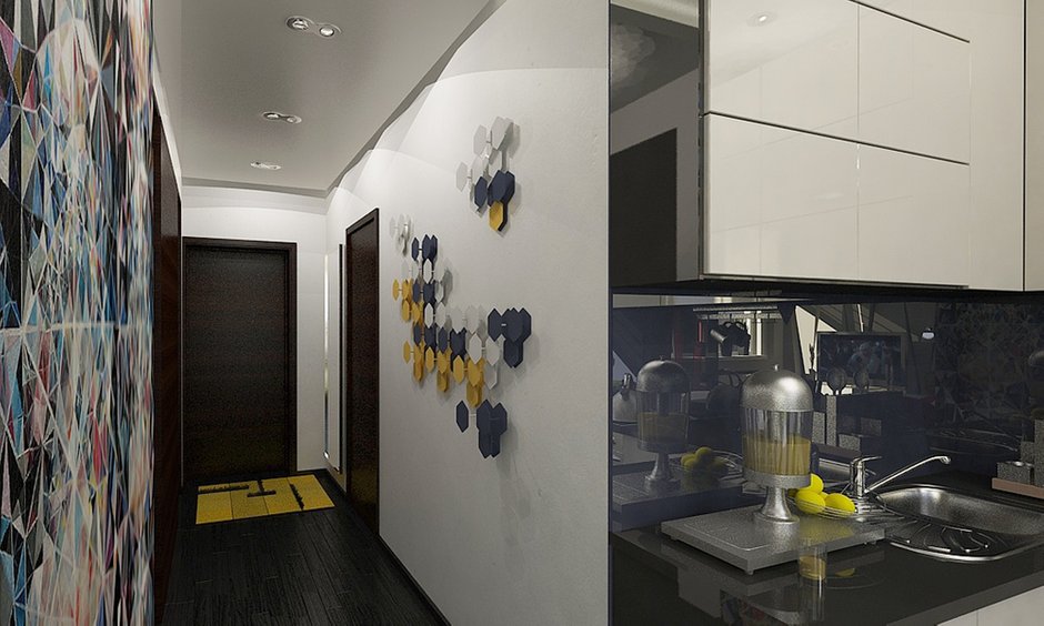 Фотография: Прихожая в стиле Современный, Квартира, BoConcept, Дома и квартиры, IKEA, Москва, Dulux – фото на INMYROOM