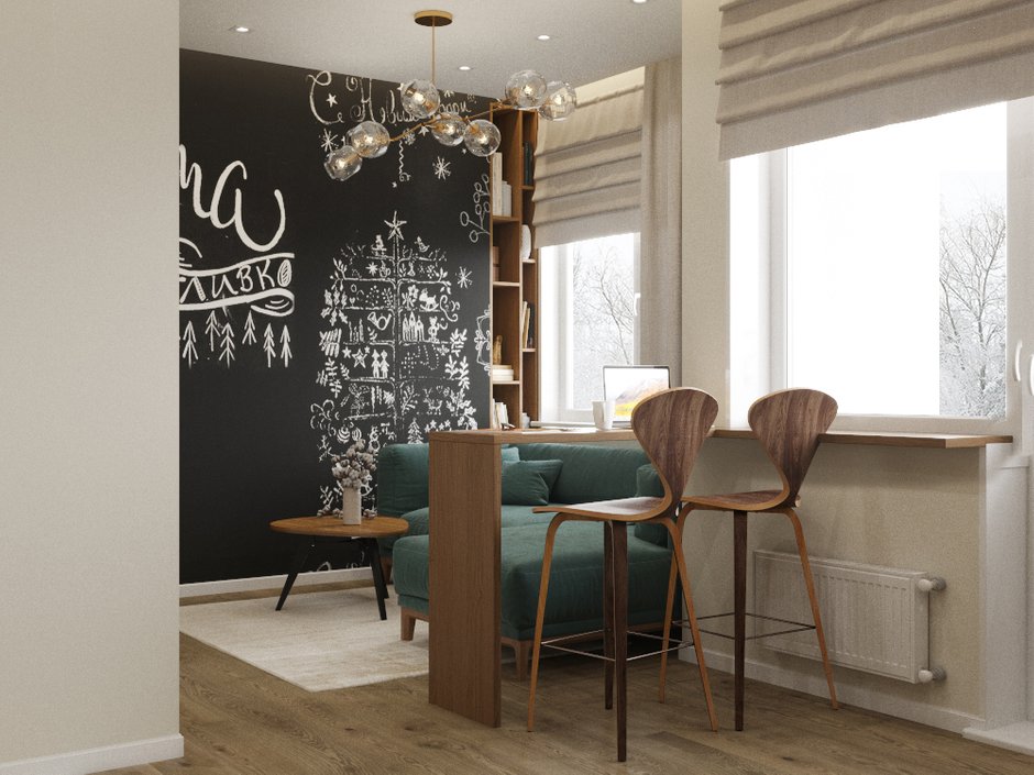 Фотография: Кухня и столовая в стиле Современный, Квартира, Проект недели, Одинцово, 4 и больше, 60-90 метров, Мария Гульбекян – фото на INMYROOM