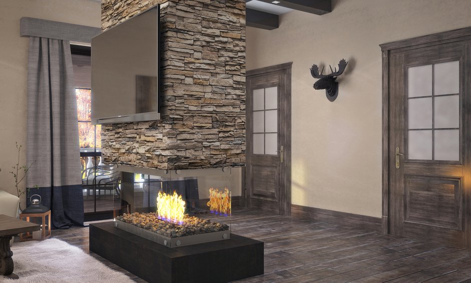 Фотография: Гостиная в стиле Прованс и Кантри, Дом, Проект недели, Дом и дача, мансарда в загородном доме, Пермь, Юлия Чурина, необычный камин, декоративные балки – фото на INMYROOM