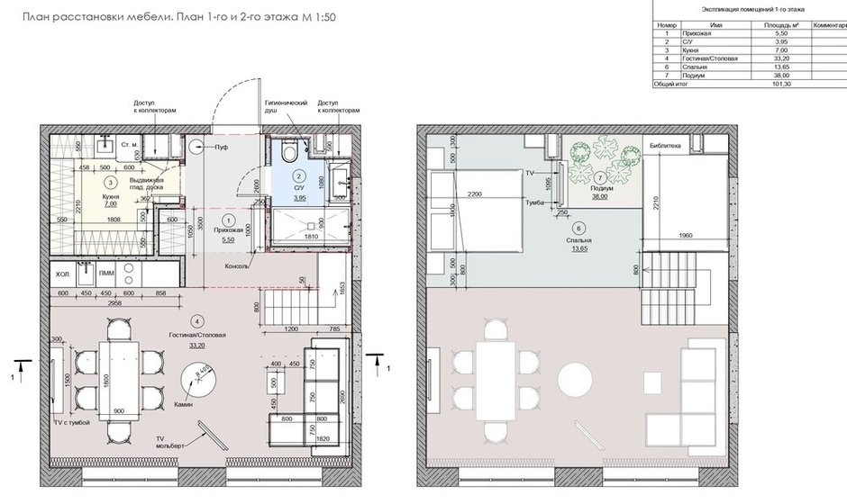Фотография: Планировки в стиле , Современный, Проект дня, Пентхаус, Москва, Раменское, 2 комнаты, 60-90 метров, Мариетта Мнацаканян – фото на INMYROOM