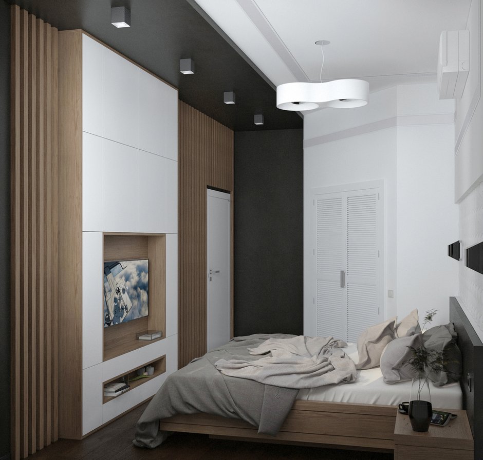 Фотография:  в стиле , Малогабаритная квартира, Квартира, Проект недели, Москва, Сталинка, 2 комнаты, до 40 метров, Антон Юров, Денис Юров, Yurov Interiors – фото на INMYROOM