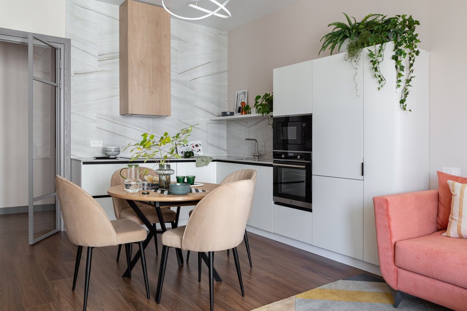 Фотография: Кухня и столовая в стиле Современный, Проект недели, Москва, 4 и больше, Более 90 метров, Анастасия Гладышева – фото на INMYROOM