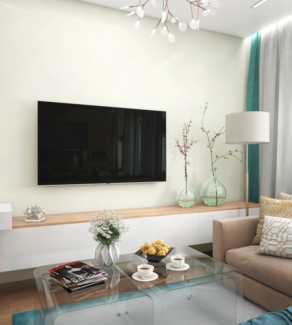 Фотография: Гостиная в стиле Современный, Квартира, Проект недели, Беларусь, Минск, новостройка, Монолитный дом, Ольга Беркова, 4 и больше, Более 90 метров – фото на INMYROOM