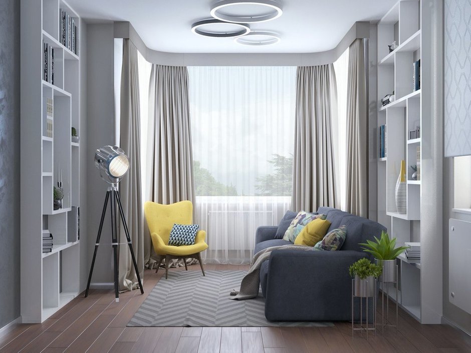 Фотография: Гостиная в стиле Современный, Проект недели, ПРЕМИЯ INMYROOM – фото на INMYROOM