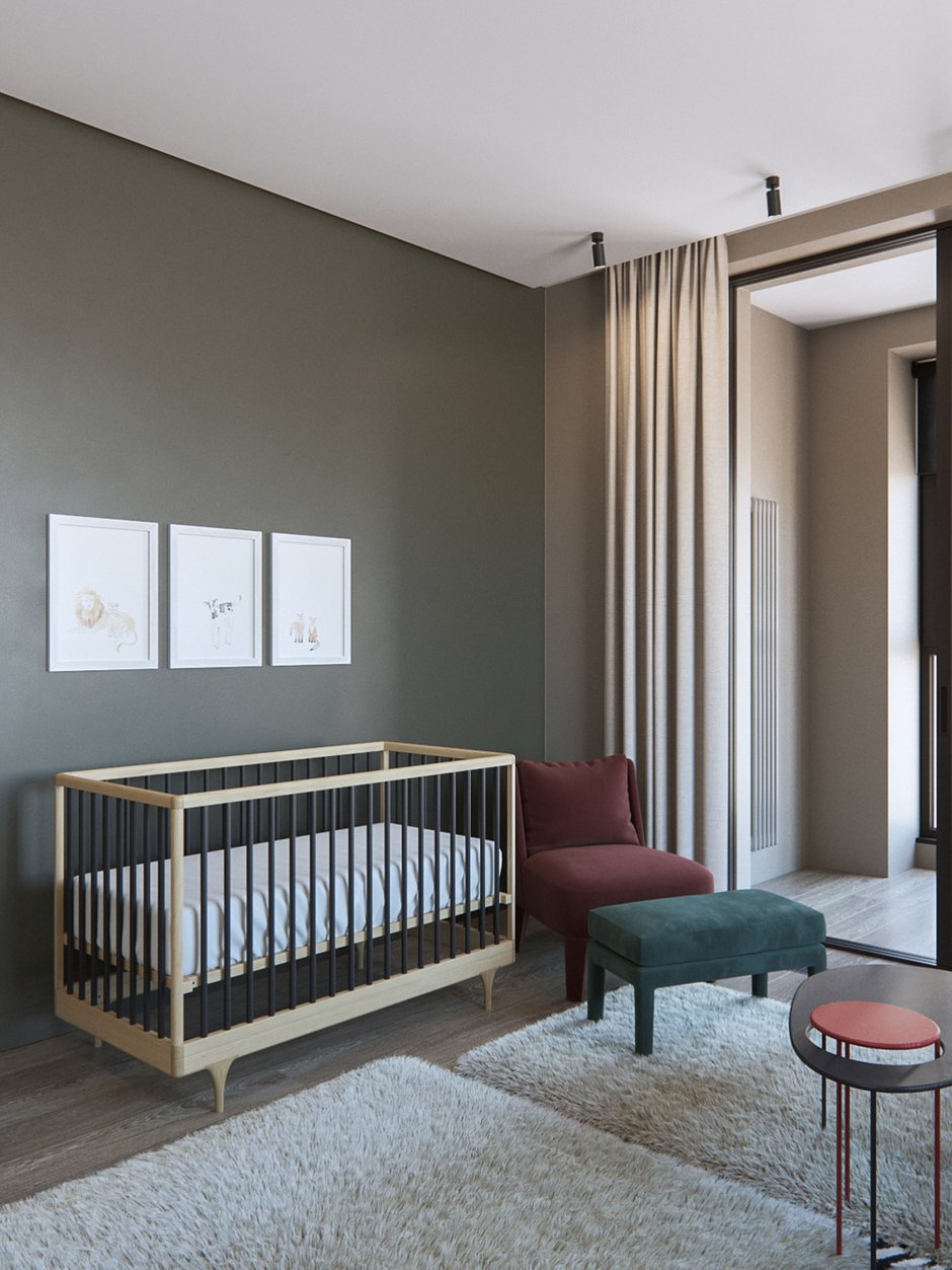 Фотография: Детская в стиле Современный, Квартира, Минимализм, Проект недели, Москва, Estima, Монолитный дом, 4 и больше, Более 90 метров, Aiya Design – фото на INMYROOM