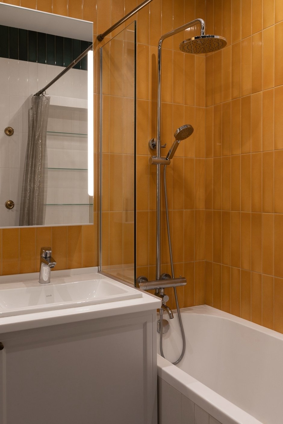 Фотография: Ванная в стиле Современный, Квартира, Проект недели, Санкт-Петербург, 4 и больше, Более 90 метров, Маргарита Леоро – фото на INMYROOM