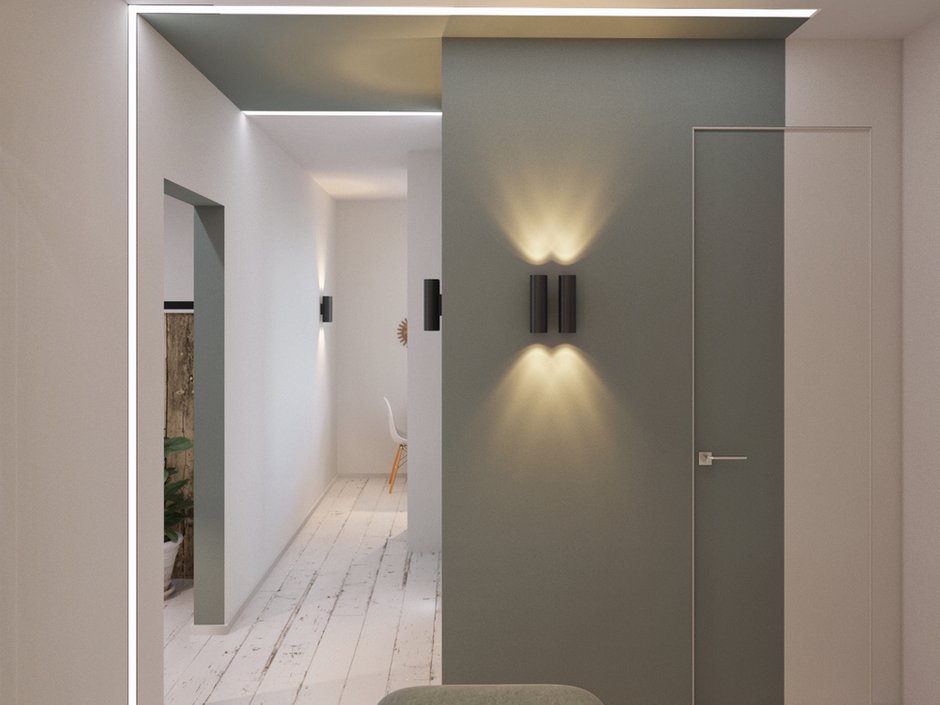 Фотография: Прихожая в стиле Скандинавский, Квартира, Проект недели, Москва, Оксана Цымбалова, П-44, 1 комната, 40-60 метров – фото на INMYROOM