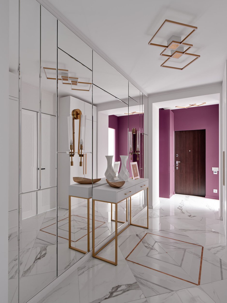 Фотография: Прихожая в стиле Современный, Квартира, Проект дня, Москва, Сталинка, 3 комнаты, Более 90 метров, Анастасия Уфимцева – фото на INMYROOM