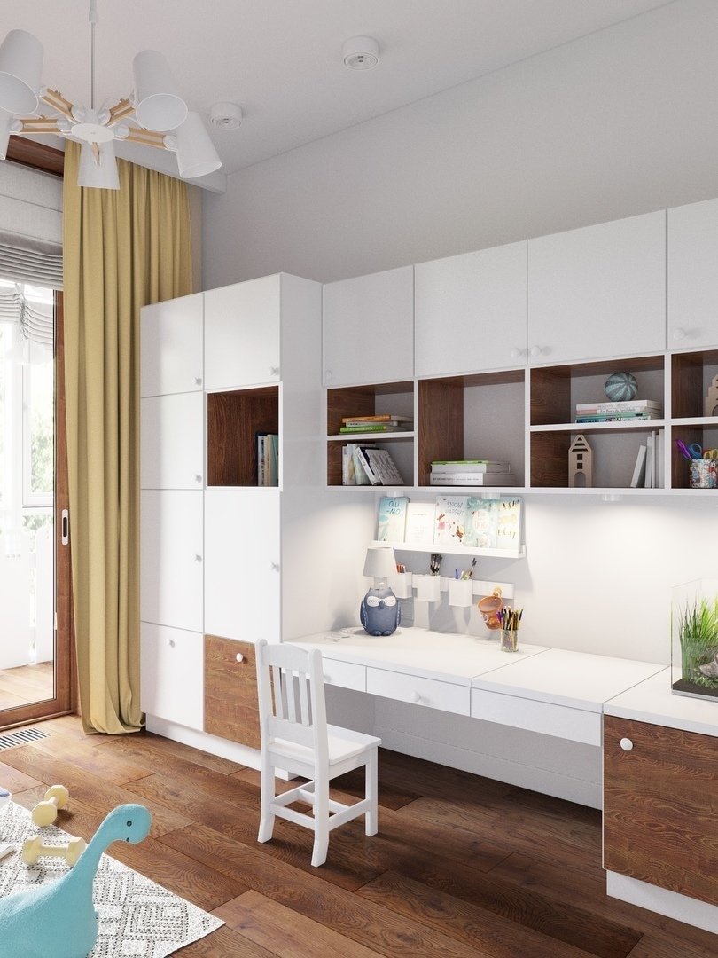 Фотография: Детская в стиле Современный, Квартира, Проект недели, Химки, Монолитный дом, 3 комнаты, 60-90 метров, Анна Русскина – фото на INMYROOM