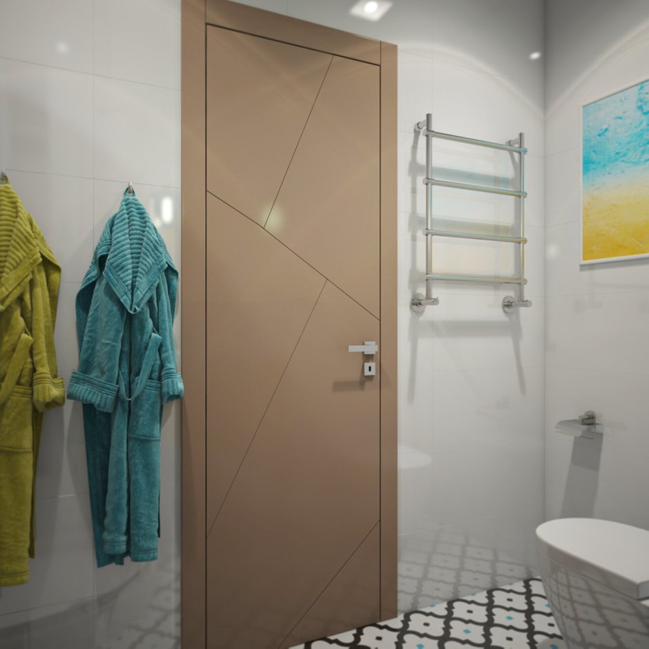 Фотография: Ванная в стиле Современный, Квартира, Проект недели, Беларусь, Минск, новостройка, Монолитный дом, Ольга Беркова, 4 и больше, Более 90 метров – фото на INMYROOM