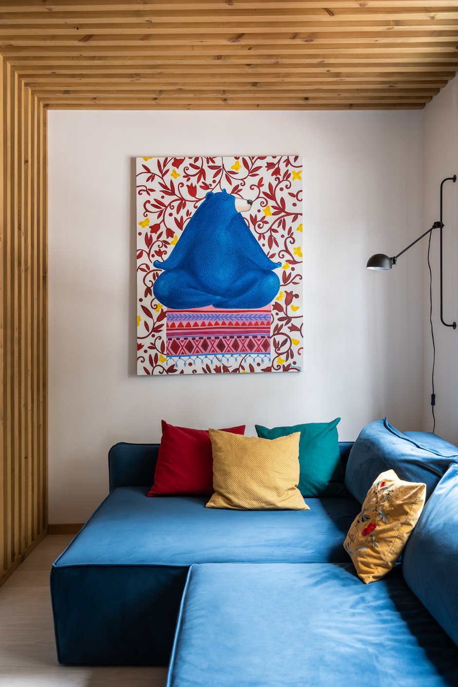 Фотография: Гостиная в стиле Современный, Проект дня, 2 комнаты, 40-60 метров, Сестрорецк, Ирина Жарина – фото на INMYROOM