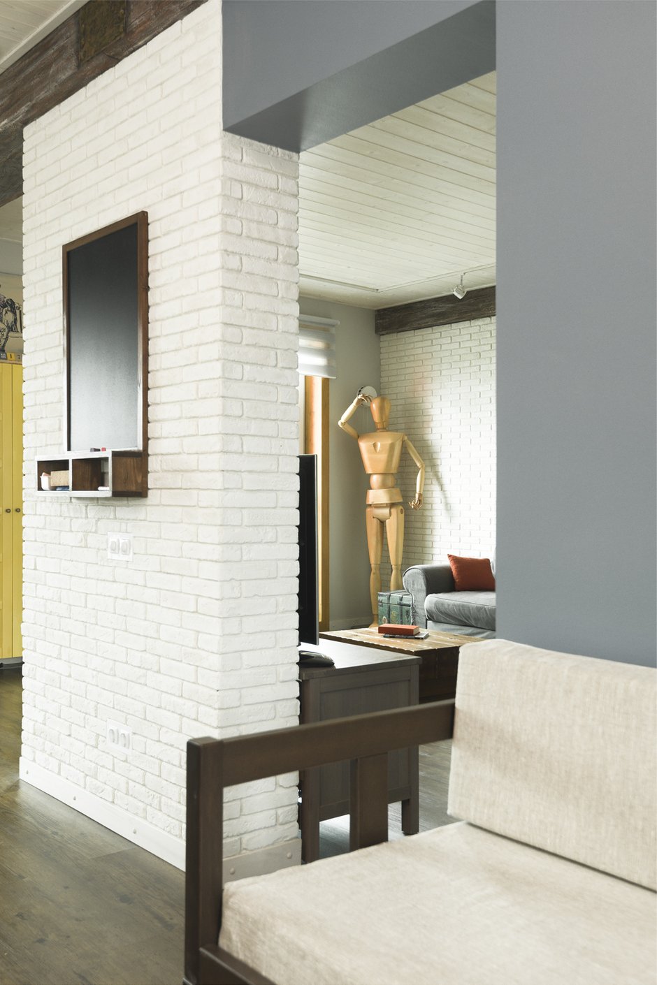 Фотография: Прихожая в стиле Скандинавский, Современный, Квартира, Проект недели, Дина Александрова, новостройка, Монолитный дом, 3 комнаты, Более 90 метров, Карелия, Петрозаводск – фото на INMYROOM