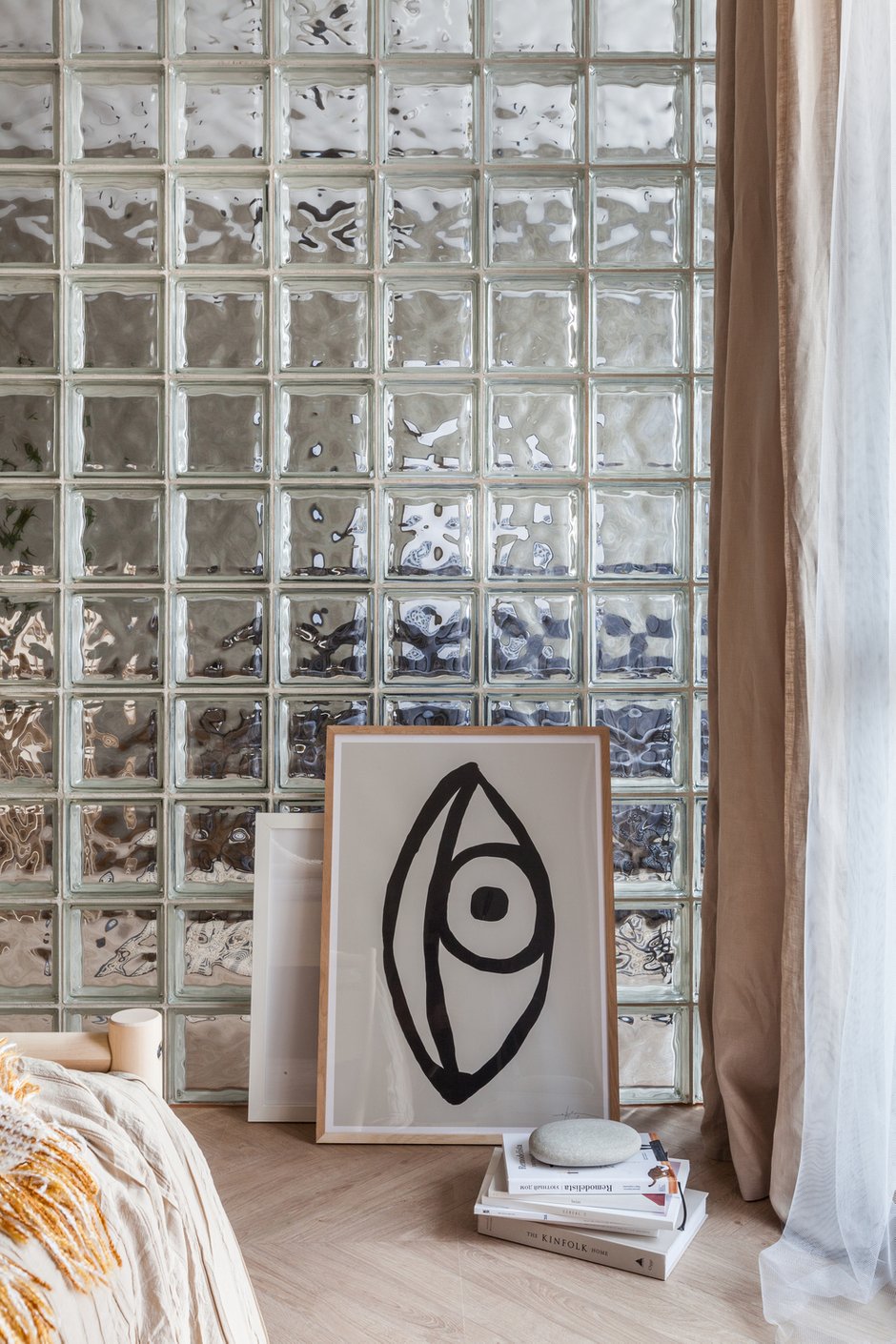 Фотография: Спальня в стиле Скандинавский, Лофт, Современный, Квартира, Проект недели, Минск, Монолитный дом, 1 комната, 40-60 метров, Екатерина Труханова, Лена Куланина – фото на INMYROOM