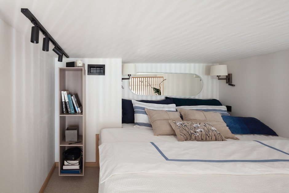 Фотография: Спальня в стиле Эко, Современный, Квартира, Студия, Минимализм, Проект недели, Москва, 1 комната, до 40 метров, 40-60 метров, Анастасия Рыкова, S-Style – фото на INMYROOM