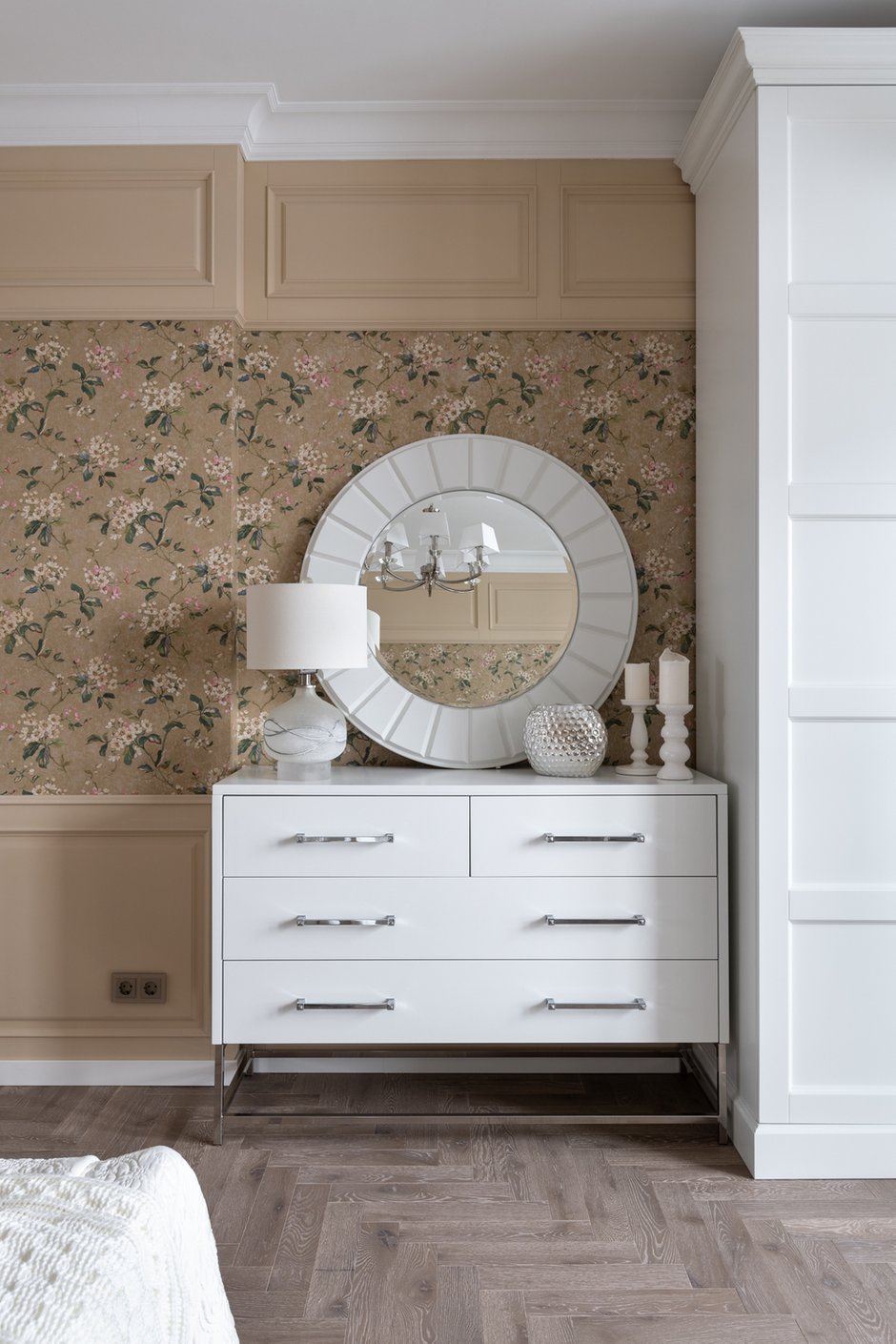 Фотография: Спальня в стиле Прованс и Кантри, Квартира, Проект недели, Москва, 3 комнаты, Более 90 метров, Sella Interior and Design, Светлана Цисвилер – фото на INMYROOM