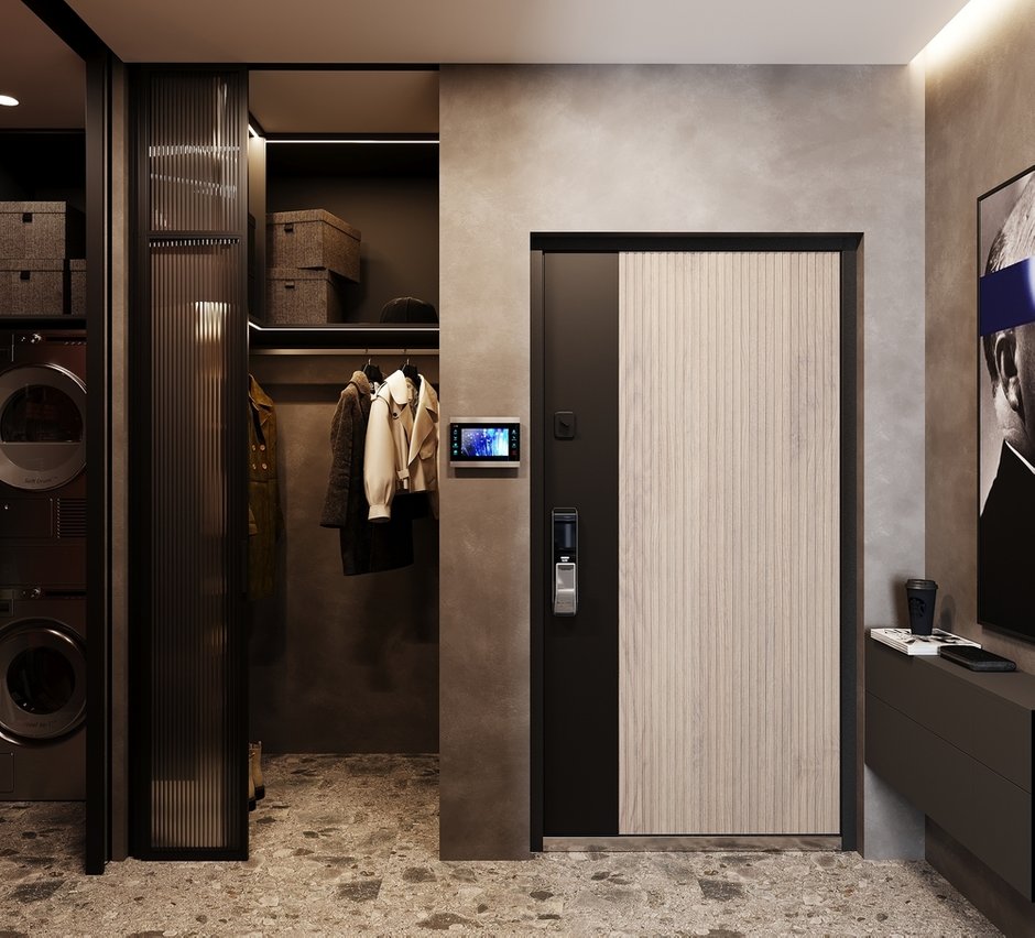 Фотография: Прихожая в стиле Современный, Лофт, Квартира, Проект недели, Санкт-Петербург, 4 и больше, Более 90 метров, Студия 20:18 – фото на INMYROOM