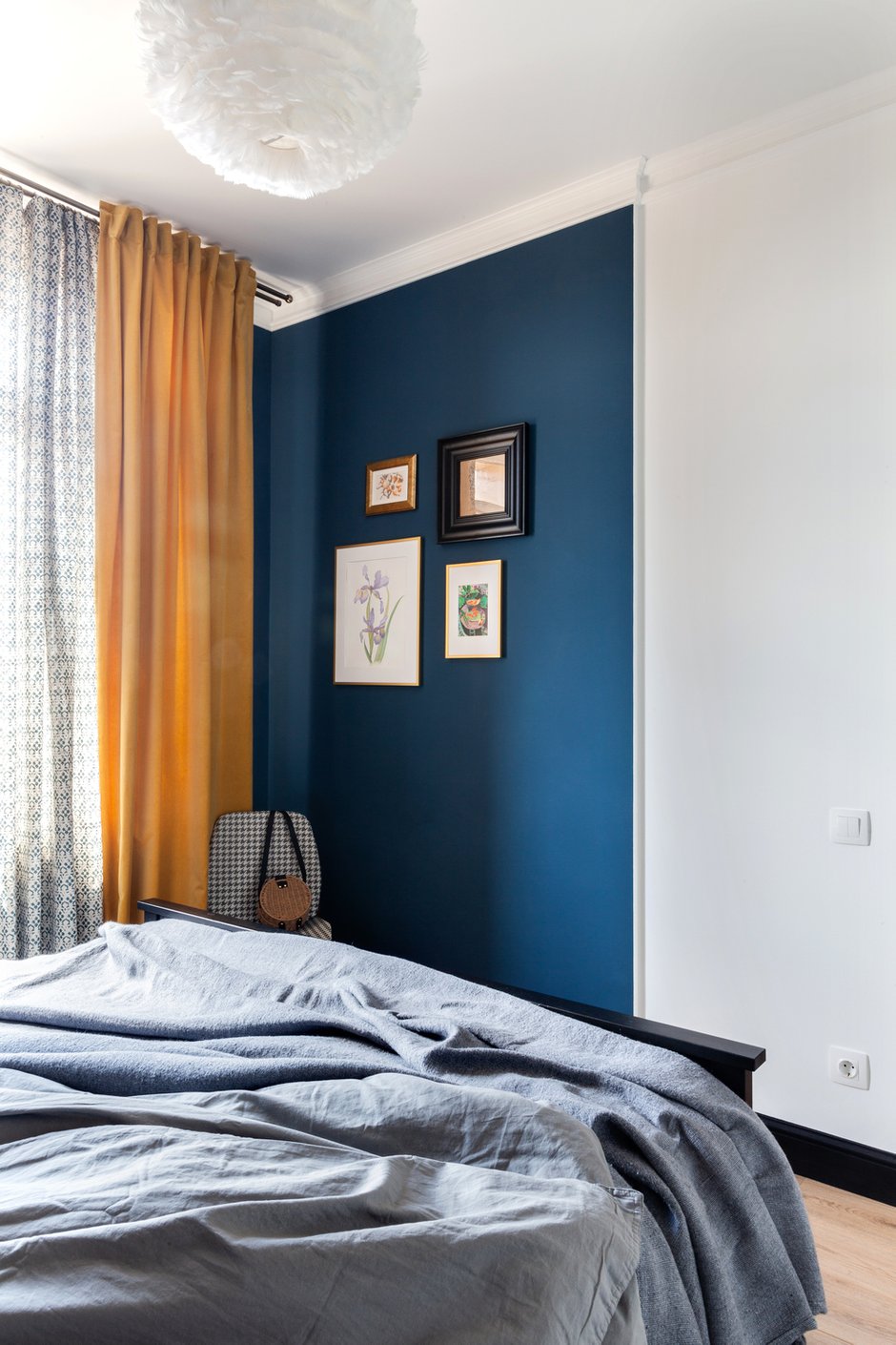 Фотография: Спальня в стиле Современный, Квартира, Проект недели, Москва, 2 комнаты, 40-60 метров, Светлана Мельникова – фото на INMYROOM